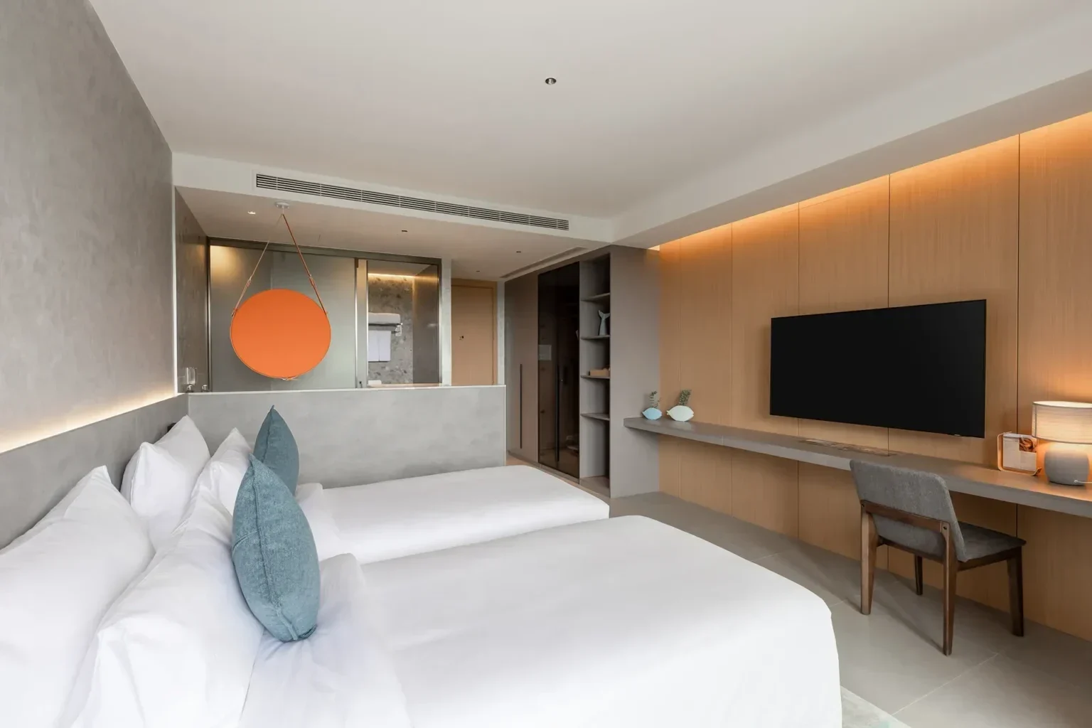Номер Deluxe Room с двумя кроватями в Kora Beach Resort